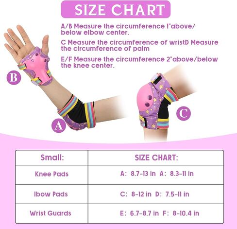 Kids Knee Pads for Girls Boys Toddler 3-8 Years Old Knee and Elbow Pads with Wrist Guards Youth Protective Gear Set for Skateboard Cycling Roller Bike Inline Scooter Skating in Saudi Arabia