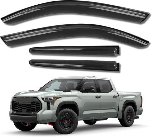 KYX Rain Guards for Car Windows, Outside Mount Window Visors Rain Guards Fit for Chevrolet Equinox 2018-2023, Extra Durable Window Deflectors, Vent Visors, 4 Pieces 94634 in Saudi Arabia