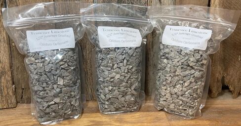 صخور رسوبية من الحجر الجيري تينيسي 5 رطل - صغير 1/2 بوصة متوسط ​​مطحون - جميع كربونات الكالسيوم الطبيعية لفصول العلوم، وحوض السمك، ومناظر طبيعية للفراش النباتي (5 رطل) in Kuwait