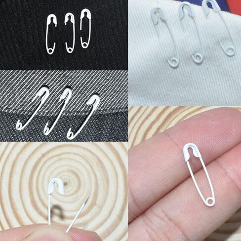 Mini Metal Safety Pins Brooch 20 Colors Decorative Charms Small Small Pin for Jewelry Kilt Knitted Fasteners Used in Clothes Skirts Dresses 1000PCS 19mm (Blue) in Saudi Arabia
