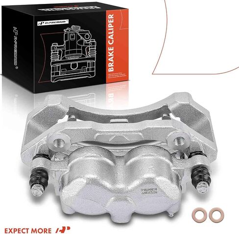 A-Premium Disc Brake Caliper Assembly with Bracket Compatible with Select Dodge Models - Ram 2500 2001-2002 - Rear Left Driver Side in Saudi Arabia