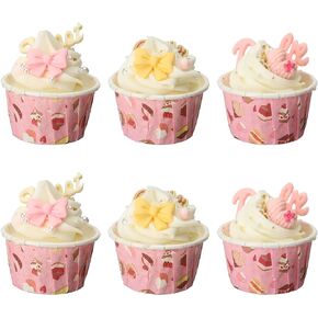 6 Pieces Fake Cupcakes Decor,Artificial Food Cake Fake Cupcake Simulation Realistic Dessert,Decorative Cake Faux Dessert for Display Kitchen Decoration Photography Props