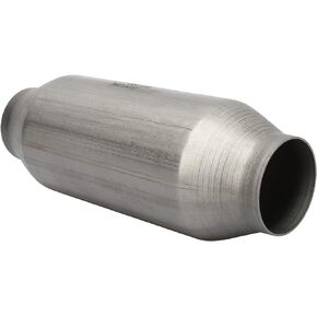 MAYASAF 2.5" Inlet/Outlet Universal Catalytic Converter, w/o O2 Port (EPA Compliant)