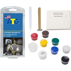 ATG Leather Repair Kit for Car Seats | Car Seat Full Repair Kit | Tears, Holes, Burns | Leather, Synthetic Leather, Vinyl | Professional and Affordable | Car Kit