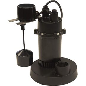 JACKEL 1/4 HP Laundry/Sink Tray Sump Pump (Model: JP225V) Black