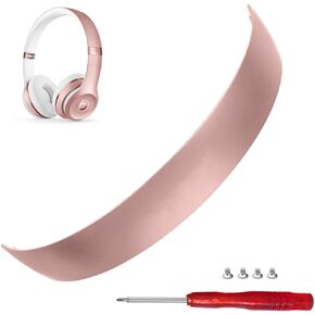 Solo 3 Wireless Headband as Same as The OEM Replacement Solo 2 Arch Band Parts Accessories Compatible with Beats by Dre Solo 3/A1796 Solo 2 Wired/Wireless (B0518/B0534) Headphones (Defiant Black-Red)