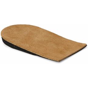 Medline Adjustable Heel Lift, Size S, Tan (Pack of 2)