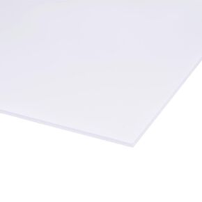 uxcell PVC Foam Board Sheet,3mm x 300mm x 600mm,White, 1/8inch x 12inch x 24inch, Double Sided,Expanded PVC Sheet,2pcs