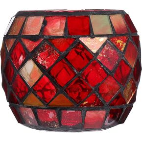 Glass Votive Candle Holder Candle Holders Mosaic Tealight Holder Votive Candle Holders Christmas Dining Table Centerpieces Wedding Glass Candle Holder Decorations Mosaic Candle Holders