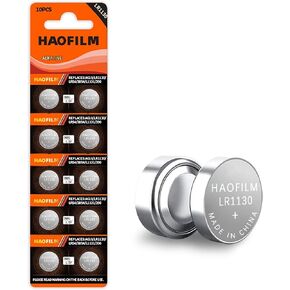 10 Pack LR1130 AG10 Batteries 1.5V Alkaline Button Cell Battery