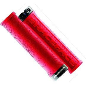 RaceFace Half Nelson Lock-on Grips, Red, RF1794