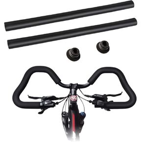 مقابض مقود دراجة السباق، أنبوب مطاطي إسفنجي للدراجة، غطاء مرن، مقابض إسفنجية، قابلة للقص، القطر الداخلي 21 مم/0.83 بوصة، عبوة من قطعتين in Kuwait