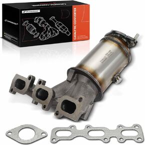 A-Premium Front Left Exhaust Manifold Catalytic Converter Kit Direct-Fit Compatible with Ford Explorer 2011-2012 3.5L, Edge 2011-2014 3.5L 3.7L & Lincoln MKX 2011-2015 3.7L, EPA Compliant