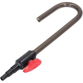 Aquarium Water Filler Tube, Aquarium Fish Hook Water Changer with Switch for 3/8 1/2 3/4 Hose