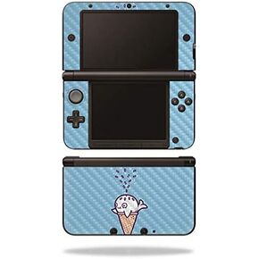MightySkins Carbon Fiber Skin for Nintendo 3DS XL Original (2012-2014) - 420 Zombie | Protective, Durable Textured Carbon Fiber Finish | Easy to Apply, Remove, and Change Styles | Made in The USA