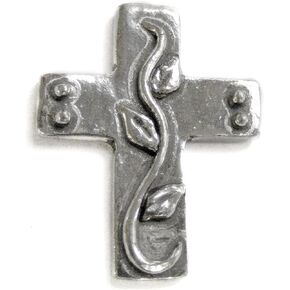 Cross/Grace Pocket Token (Coin) Handcrafted Pewter Home Lead-Free CN-25