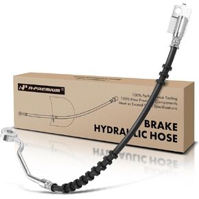 A-Premium Front Driver Brake Hydraulic Hose Compatible with Jeep Models - Wrangler 1990 1991 1992 1993 1994 1995 - Replace# 52008779AC