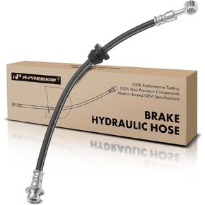 A-Premium Front Driver or Passenger Brake Hydraulic Hose Compatible with Select Chevy Models - Spark 2013-2015, Spark EV 2014-2016 - Replace# 95168537
