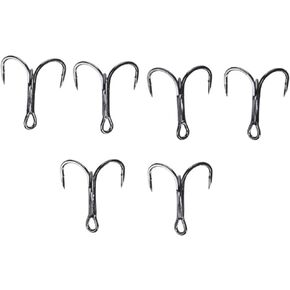 Owner ST-41 2X Strong Treble Hook, Black Chrome