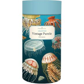 Cavallini Papers & Co. Jelly Fish 1,000 Piece Puzzle, Multi