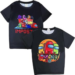 Boys T-Shirts Multipacks for Little Big Kids, Toddler Boys Graphic Tees for 3-15 Years Short Sleeve Crewneck