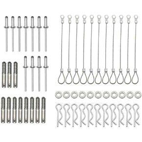 Clutch Cover Pin Kit Easy Belt Quick Release Belt Cover Kit for 2017-2020 Can Am X3 Made in 304 Stainless Steel