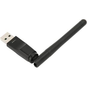 Yunseity USB WiFi Adapter for PC, 150Mbps Wireless Network Adapter with for Desktop with 2.4GHz Integrated Antenna, WiFi Dongle Wireless Adapter for Windows, for OS X, for Liunx