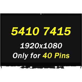 بديل شاشة 14.0 بوصة لجهاز Dell Inspiron 14 5410 7415 2 في 1 P147G P147G001 FHD 1920x1080 40pins LED شاشة LCD تعمل باللمس مع إطار (فقط لـ 40 دبوس)