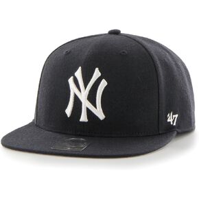 47 New York Yankees Navy No Shot Captain Flat Bill Snapback Men Hat