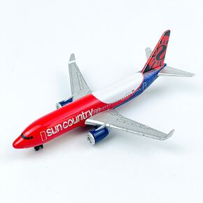 Sun Country Model Airplane, Die-cast Single Planes Model Aircraft Suitable for Collection & Christmas, Birthday Gifts