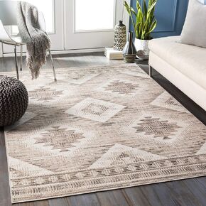 Livabliss Bertie Rustic Southwestern Area Rug, 5'3" x 7'7", Camel