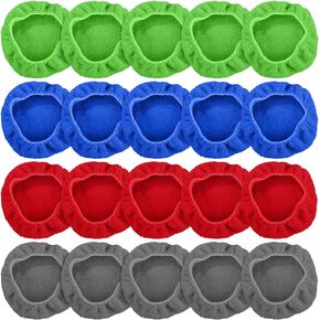 20 Pack Car Care Microfiber Cloths for Windshield Cleaner, Replaced Microfiber Pads Cover Kit for Auto Windshield Cleaning Tool Glass Cleaner Wiper, Interior Car Window Cleaner Washing Bonnets (20)