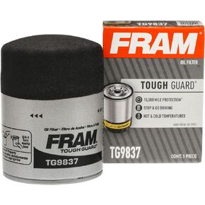 FRAM Tough Guard Replacement Oil Filter TG9837, Designed for Interval Full-Flow Changes Lasting Up to 15K Miles
