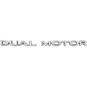 Dual Motor Badge Wrap for Tesla Model 3/S/X/Y, 2-pc Set (Gloss Black)