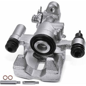 A-Premium Disc Brake Caliper Assembly Without Bracket Compatible with Select Ford and Mazda Models - Probe, 626, MX-6 1993-1997 - Rear Left Driver Side