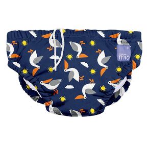 Bambino Mio, Reusable Swim Diaper , Pelican Pier , Extra Large (2 Years+)