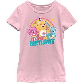 Fifth Sun Care Bears Its My Birthday Girls Short Sleeve Tee Shirt