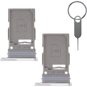 2 Pieces Sim Card Tray Holder Replacement for Samsung Galaxy S22 and S22 Plus (Single Sim Version) with Eject Pin (Green)