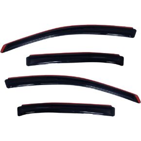 Auto Ventshade [AVS] In-Channel Ventvisor / Rain Guards | Fits 2010 - 2018 Ford Taurus- Smoke, 4 pcs. | 194194