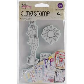 Prima Marketing Julie Nutting JN Cling Stamp-Sunshine