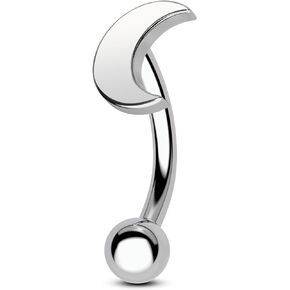 COCHARM 16g Titanium Rook Earrings for Women Man Flat Top Rook Jewelry G23 Titanium 16g Surgical Steel Rook Eyebrow Piercing Jewerly 8mm Threaded Eyebrow Rings Eyebrow Barbell Vertical Labret Stud