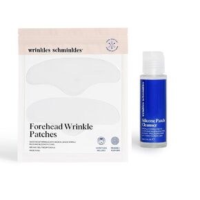 Wrinkles Schminkles Chest Wrinkle Patch & Cleanser Starter Pack - Set of Reusable Chest Silicone Wrinkle Patch + Patch Cleanser (2 oz) Maximise Uses - Smooth & Prevent Chest & Décolletage Wrinkles