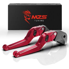 MZS أسود دراجة نارية دواسة فرامل عتلات عجلة الأسطوانة قابل للتعديل قصيرة متوافقة مع CB500F CB500X CBR500R 22-23 | CMX 300 500 المتمردين 17-22 | غضب 09-18 | VT750 فانتوم/شادو 10-19 | NC750X/S 14-15