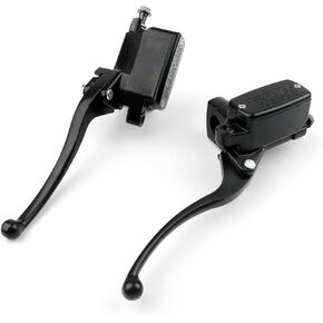 Areyourshop 1" Brake Clutch Master Cylinder Reservoir Lever for Honda VTX1800 2002-2008, GL1500C (Valkyrie/ F6C) 1997-2003, for YAMAHA V-Star 1100 2002-09, V-Star 1300 2007-13, for Harley Davidson
