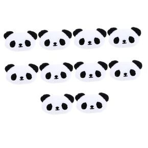 10pcs Panda Hairpin Barrettes for Toddler Hair Accessories Plush Toys Animal Hair Pins Girls Hair Clips Barrettes Cute Hair Pins White Flannelette Baby Girl Headband Little Girl
