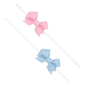 PLH Two Pack Tiny Grosgrain Bows on Baby Bands