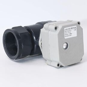 1 1/4" DN32 Two wires control Normally Closed Electric Ball Valve,AC/DC9-24V PVC Motorized Ball Valve