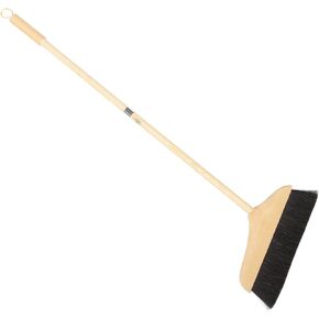 Pine Horsetail Broom Indoor Broom Horse Hair Broom Soft Bristle Broom Tile Surface Broom Heavy Duty Household Broom Wooden Broom Floor Sweeping Brush Pine Wood Carpet Brush Plastic