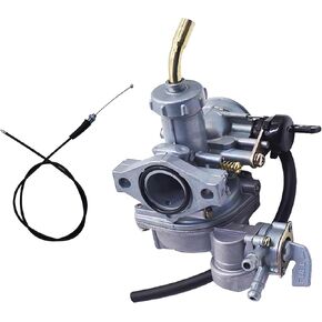 labwork Carb Carburetor with Throttle Cable Replacement for Honda ATV ATC 70 90 110 125 TRX125 C02220