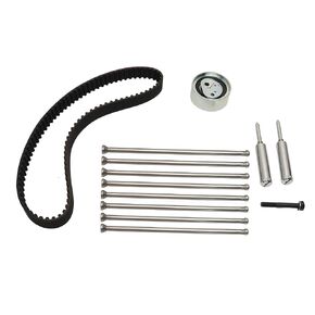 Timing Belt Kit Push Rods Timing Pin Set Pulleys fits for Deutz F2L1011 F3L1011 F4L1011 F2M1011 BF4M 1011F F3L1011F F4L1011F, Timing Belt with Timing Alignment Pins and Pushrods # 02931480 02109085